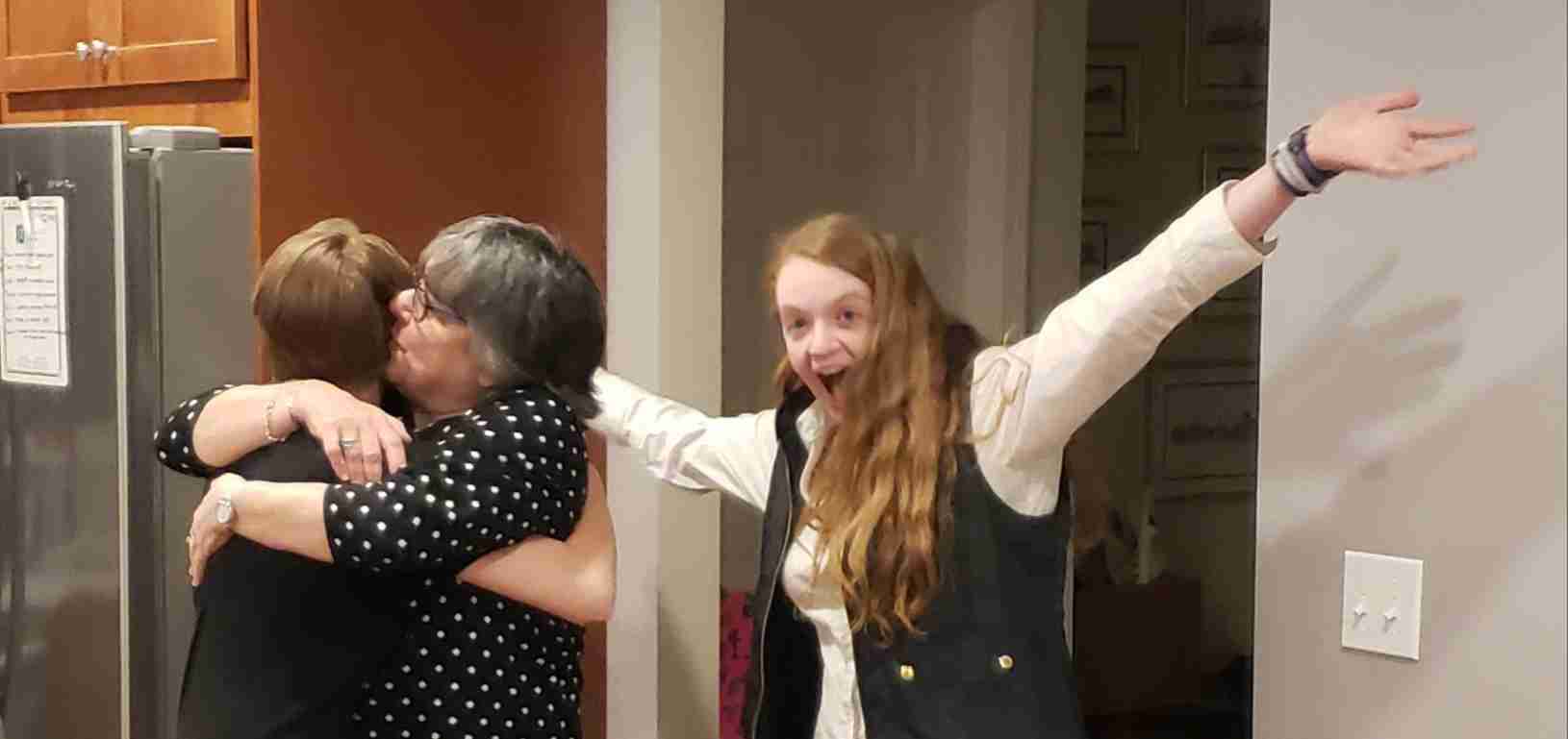 2019-04-13 Amys 70th Katie hugs.jpg